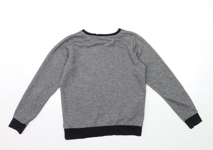 Womens UK Size 6 FRIENDS Grey Pullover Sweatshirt
