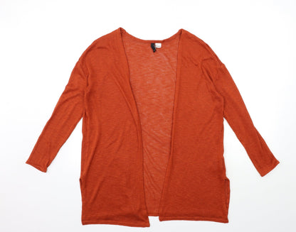 Womens UK Size S H&M Brown Cardigan Jumper