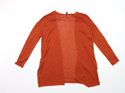Womens UK Size S H&M Brown Cardigan Jumper