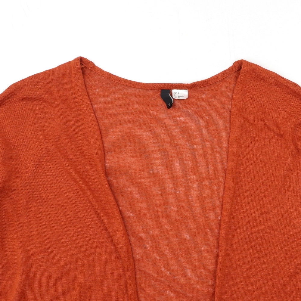 Womens UK Size S H&M Brown Cardigan Jumper