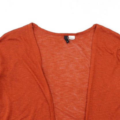 Womens UK Size S H&M Brown Cardigan Jumper