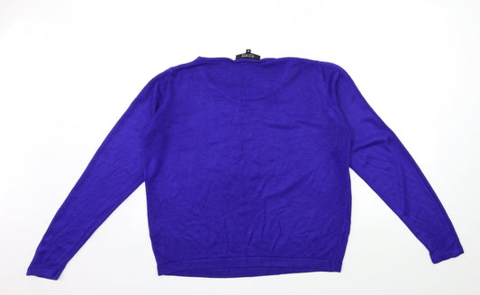 Womens UK Size 16 ORIGINALS Blue Pullover Jumper