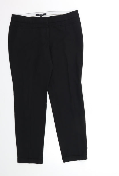 Womens UK Size 12 NEXT Regular Fit  Black Trousers