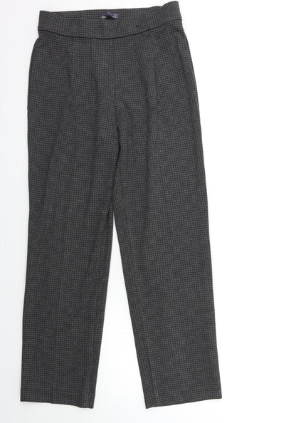 Womens UK Size 10 Marks and Spencer Regular Fit  Grey Trousers
