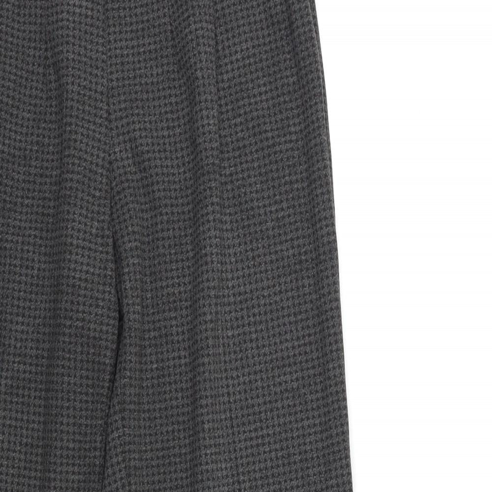 Womens UK Size 10 Marks and Spencer Regular Fit  Grey Trousers