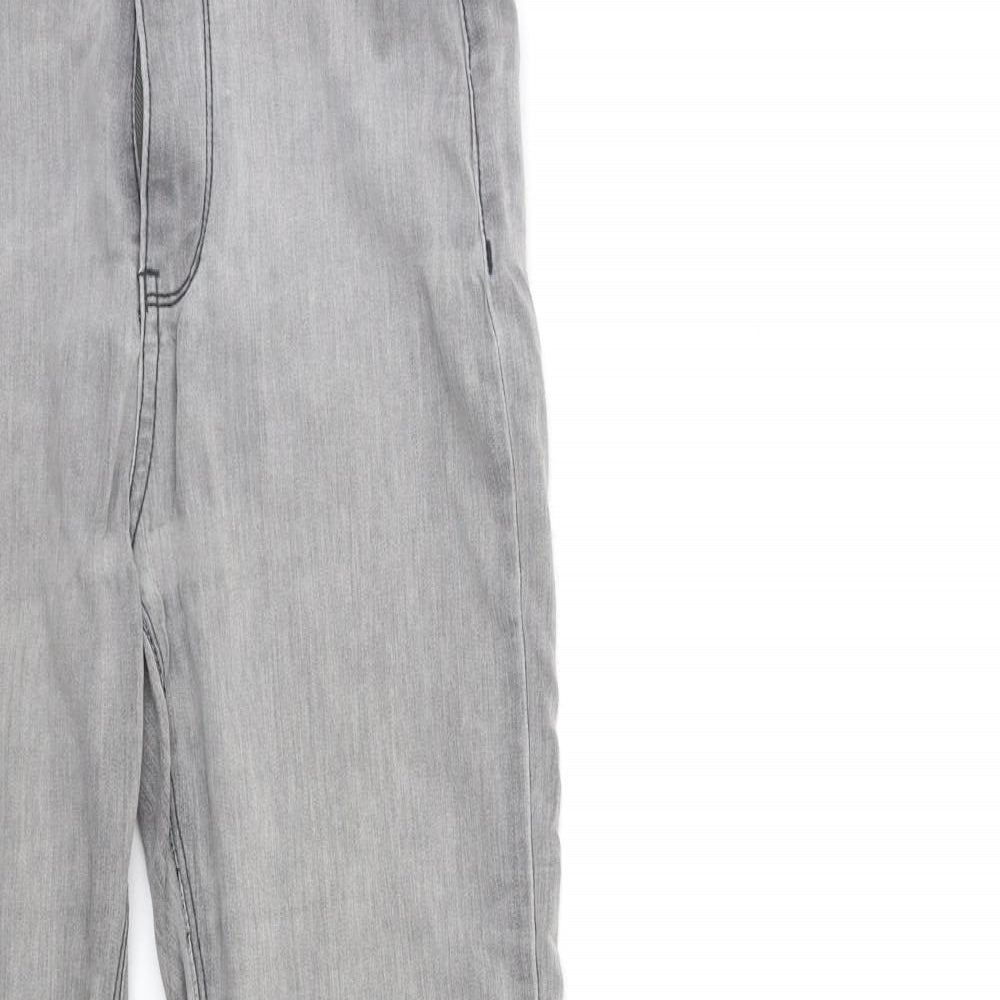 New Look Womens Grey  Denim Skinny Jeans Size 8 L28 in