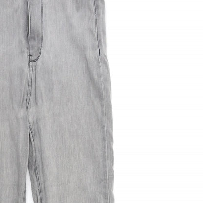 New Look Womens Grey  Denim Skinny Jeans Size 8 L28 in