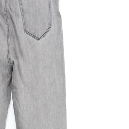 New Look Womens Grey  Denim Skinny Jeans Size 8 L28 in