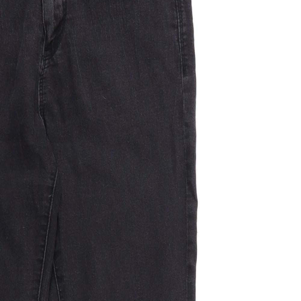 Denim & Co. Womens Grey  Denim Skinny Jeans Size 10 L29 in