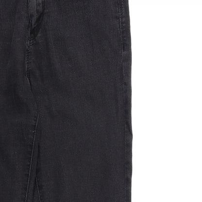 Denim & Co. Womens Grey  Denim Skinny Jeans Size 10 L29 in