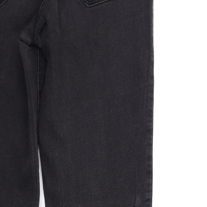 Denim & Co. Womens Grey  Denim Skinny Jeans Size 10 L29 in