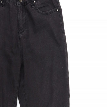 Denim & Co. Womens Grey  Denim Skinny Jeans Size 10 L30 in