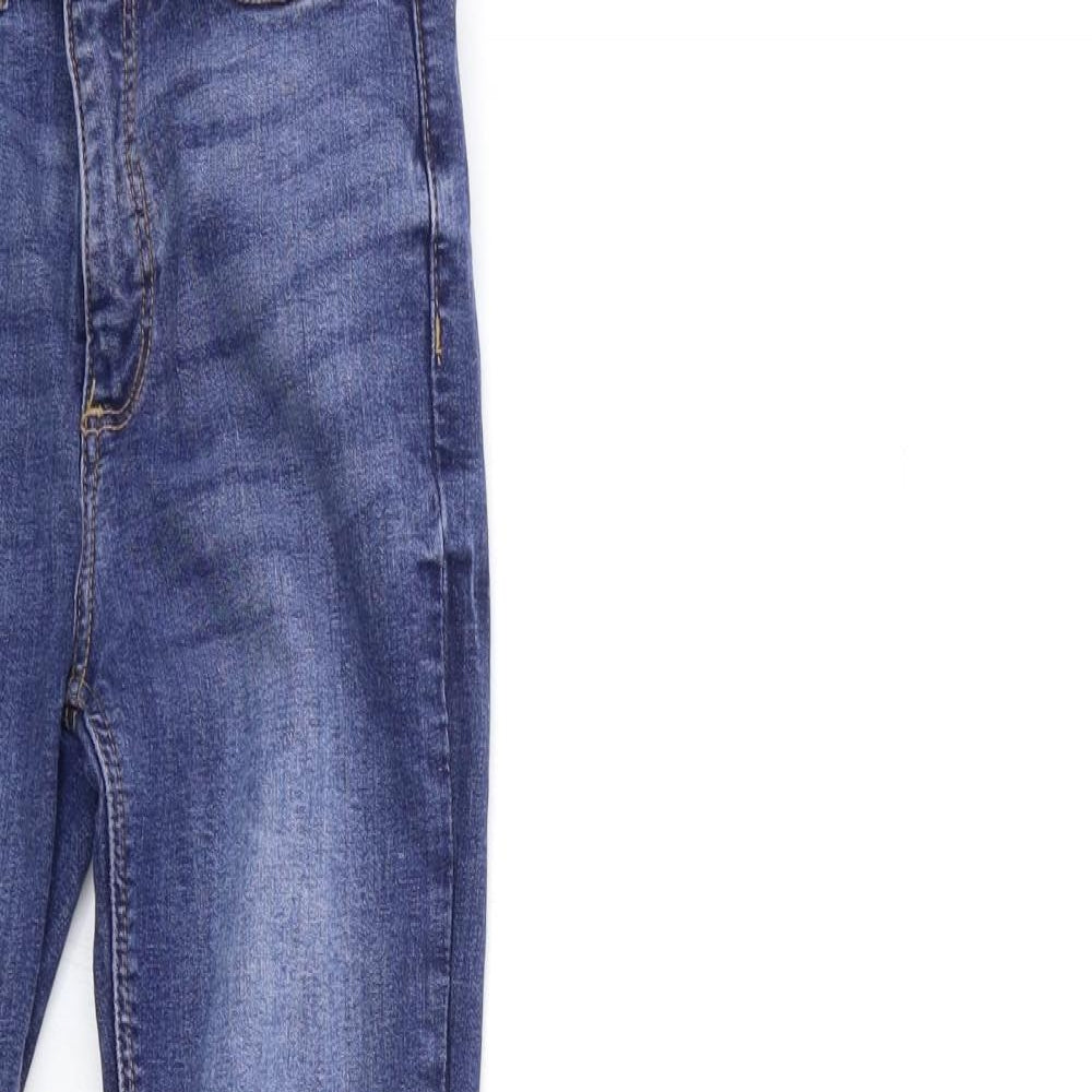 Denim & Co. Womens Blue  Denim Skinny Jeans Size 4 L27 in