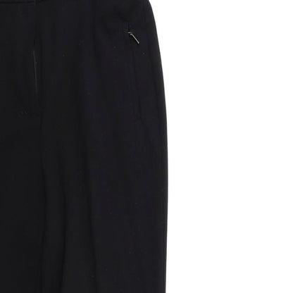 Womens UK Size 10 Marks and Spencer Regular Fit  Black Trousers
