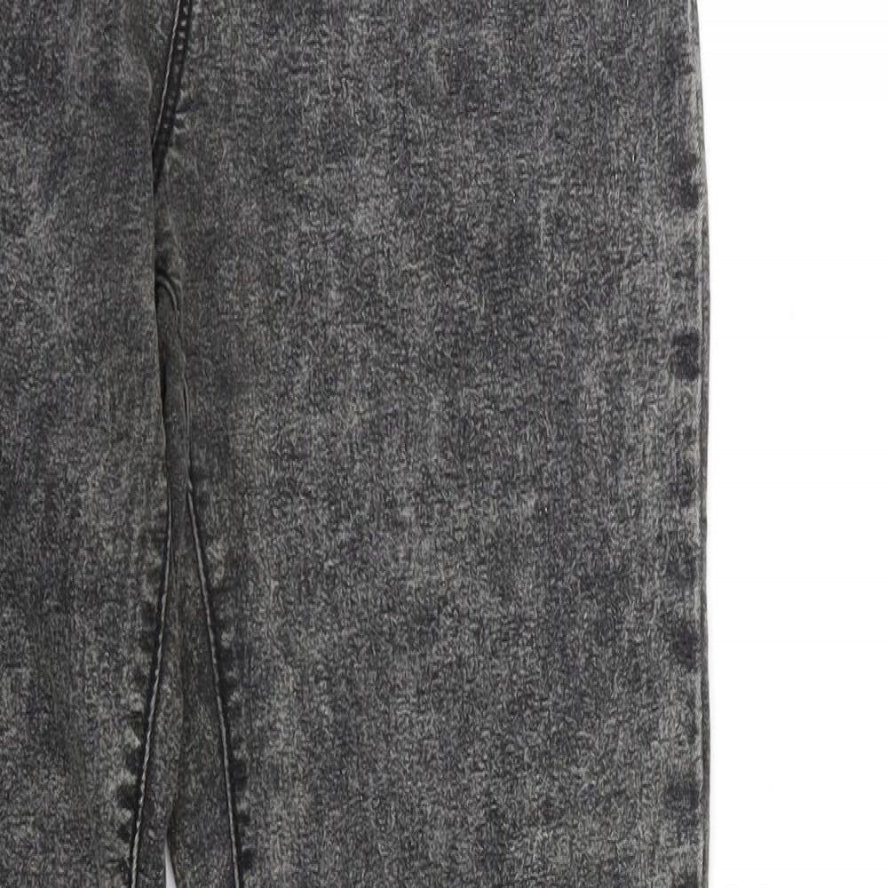 Denim & Co. Womens Grey  Denim Jegging Jeans Size 12 L28 in