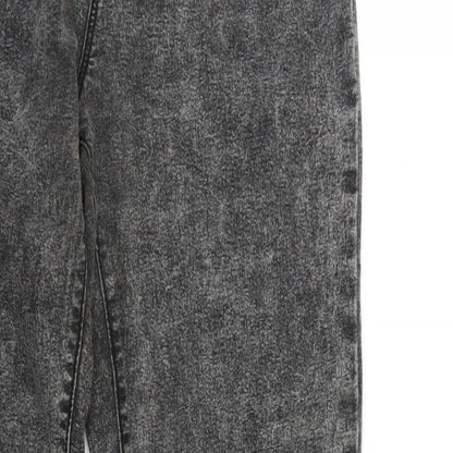 Denim & Co. Womens Grey  Denim Jegging Jeans Size 12 L28 in