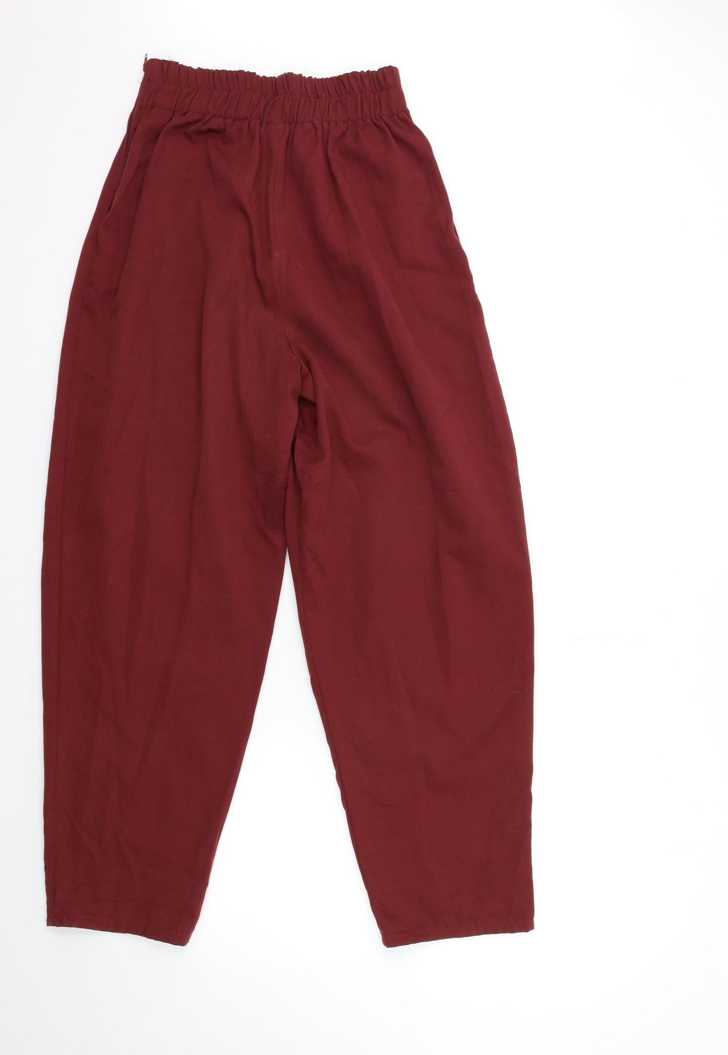 Womens UK Size 23 in Preworn Regular Fit  Red Trousers