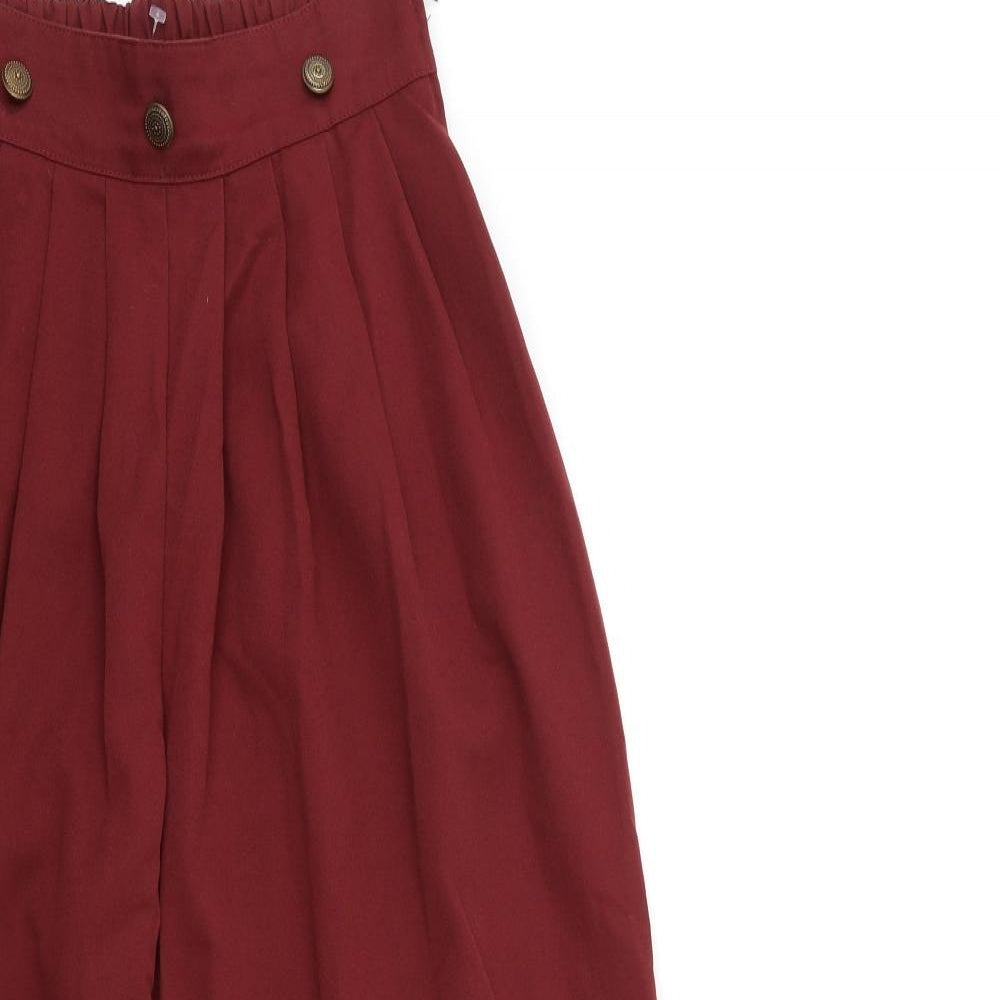 Womens UK Size 23 in Preworn Regular Fit  Red Trousers