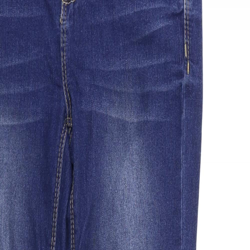 Denim & Co. Womens Blue  Denim Skinny Jeans Size 10 L32 in