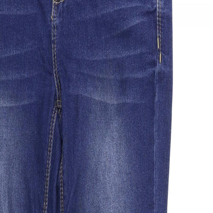 Denim & Co. Womens Blue  Denim Skinny Jeans Size 10 L32 in