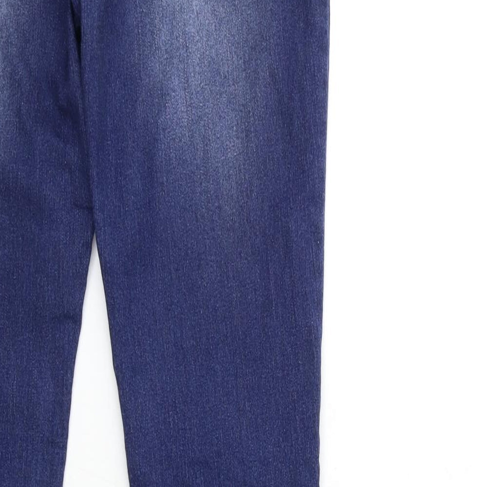 Denim & Co. Womens Blue  Denim Skinny Jeans Size 10 L32 in