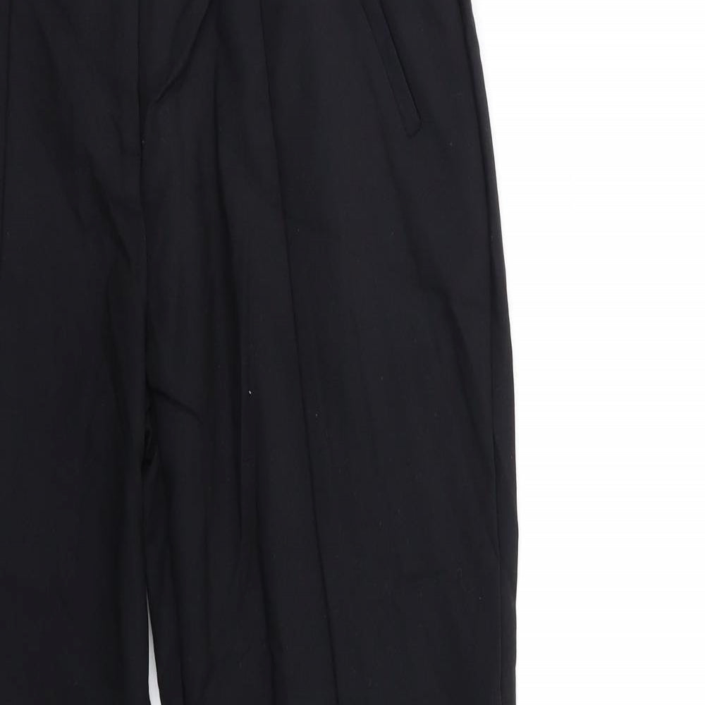 Womens UK Size 10 Apricot Regular Fit  Black Trousers