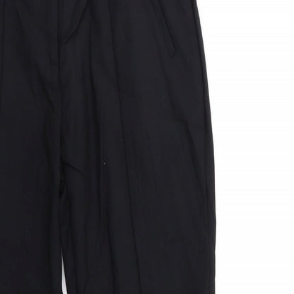 Womens UK Size 10 Apricot Regular Fit  Black Trousers