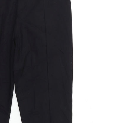 Womens UK Size 10 Apricot Regular Fit  Black Trousers