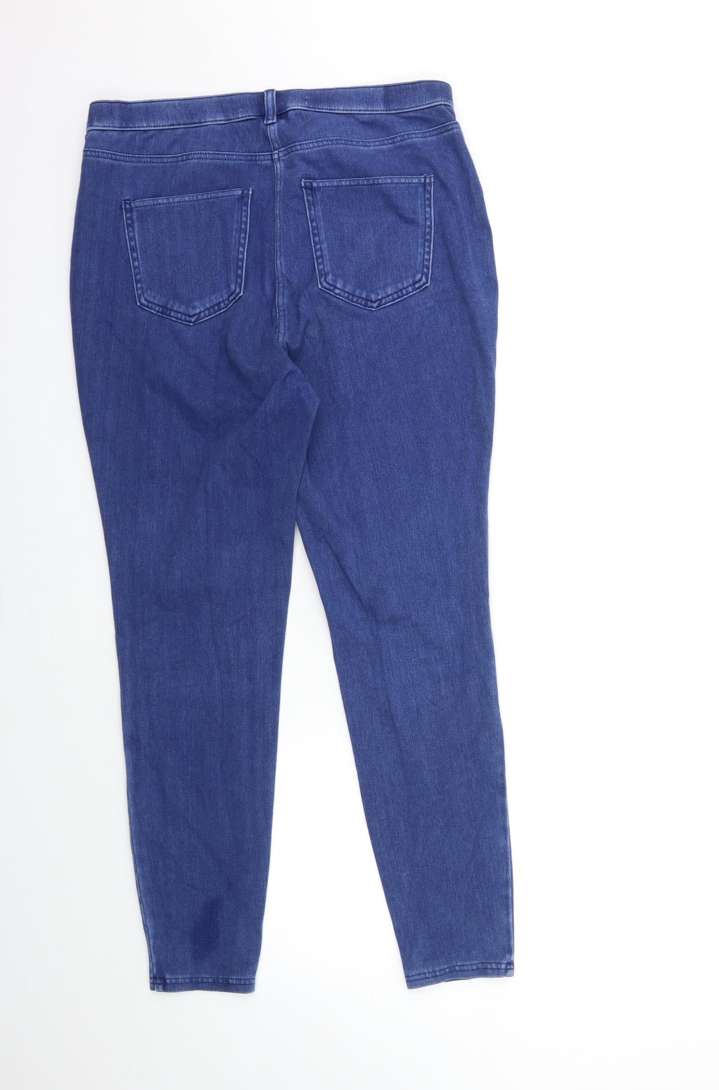Preworn Womens Blue  Denim Jegging Jeans Size 30 in L27 in