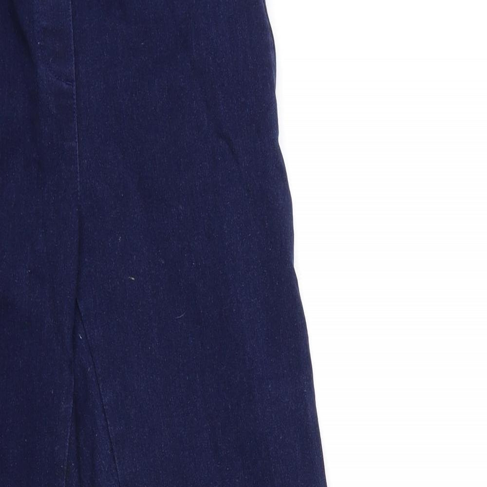 Alicia Womens Blue  Denim Straight Jeans Size 29 in L26 in