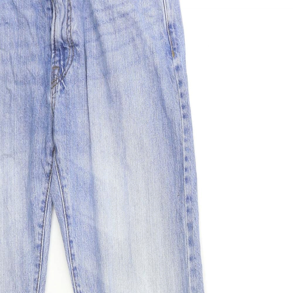Womens UK Size 32 in Marks and Spencer Regular Fit Straight Black Jeans