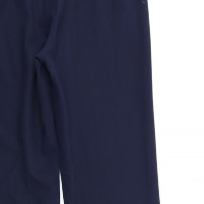 Womens UK Size 12 Preworn Regular Fit  Blue Trousers