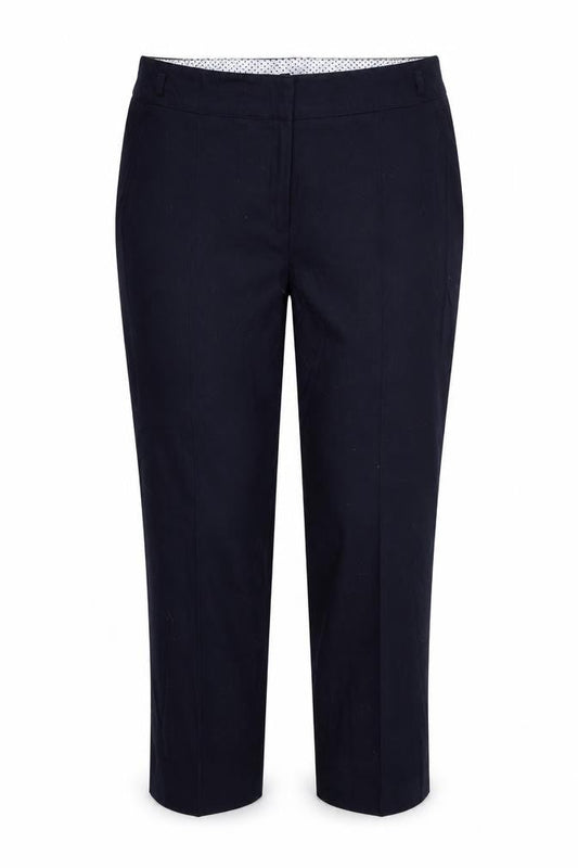 Womens UK Size 14 M&Co Regular Fit  Blue Trousers