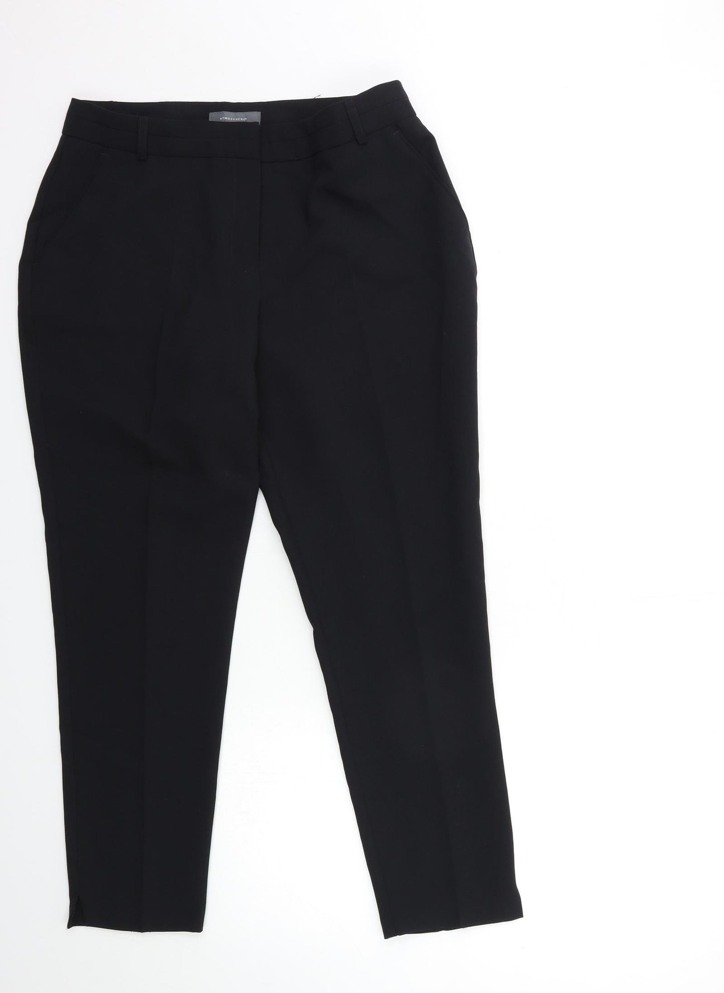 Womens UK Size 12 Atmosphere Regular Fit  Black Trousers