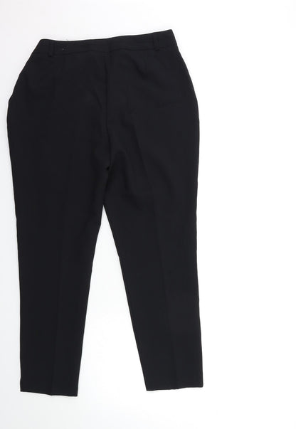 Womens UK Size 12 Atmosphere Regular Fit  Black Trousers