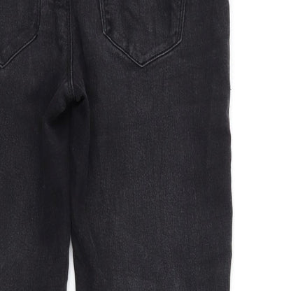 Denim & Co. Womens Black  Denim Skinny Jeans Size 12 L28 in