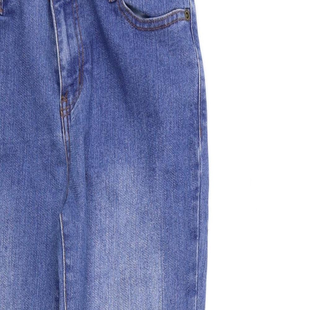 bu Womens Blue  Denim Skinny Jeans Size 12 L28 in