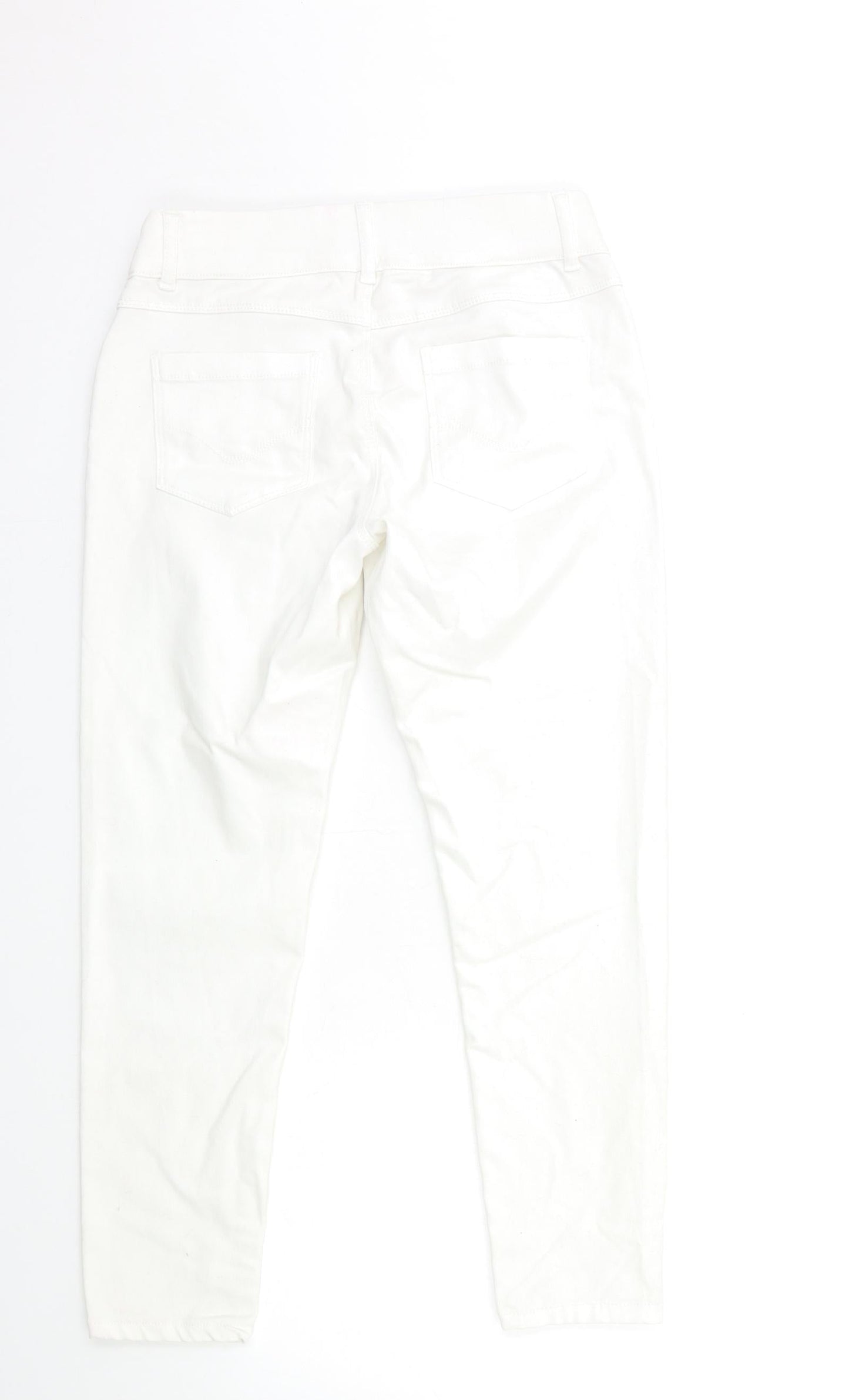 My Style Womens White  Denim Jegging Jeans Size 26 in L25 in