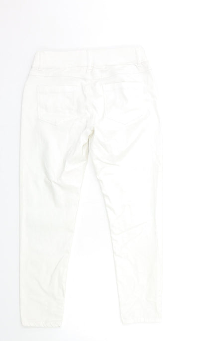 My Style Womens White  Denim Jegging Jeans Size 26 in L25 in