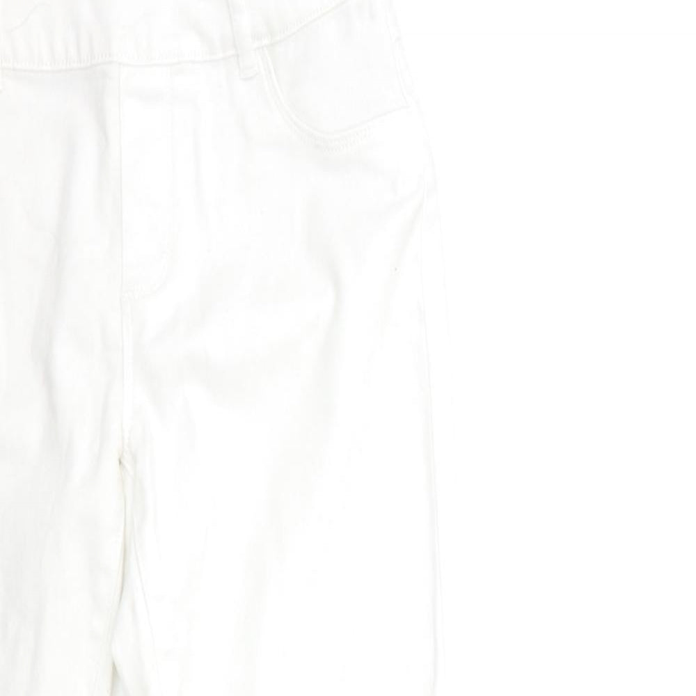 My Style Womens White  Denim Jegging Jeans Size 26 in L25 in