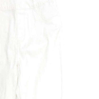 My Style Womens White  Denim Jegging Jeans Size 26 in L25 in