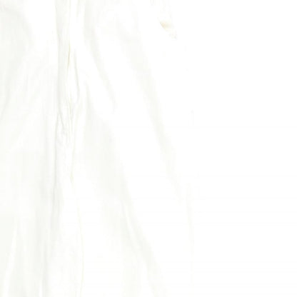 Womens UK Size 30 in Preworn Regular Fit Straight White Jeans