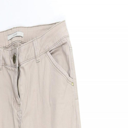 George Womens Brown  Denim Straight Jeans Size 10 L21 in