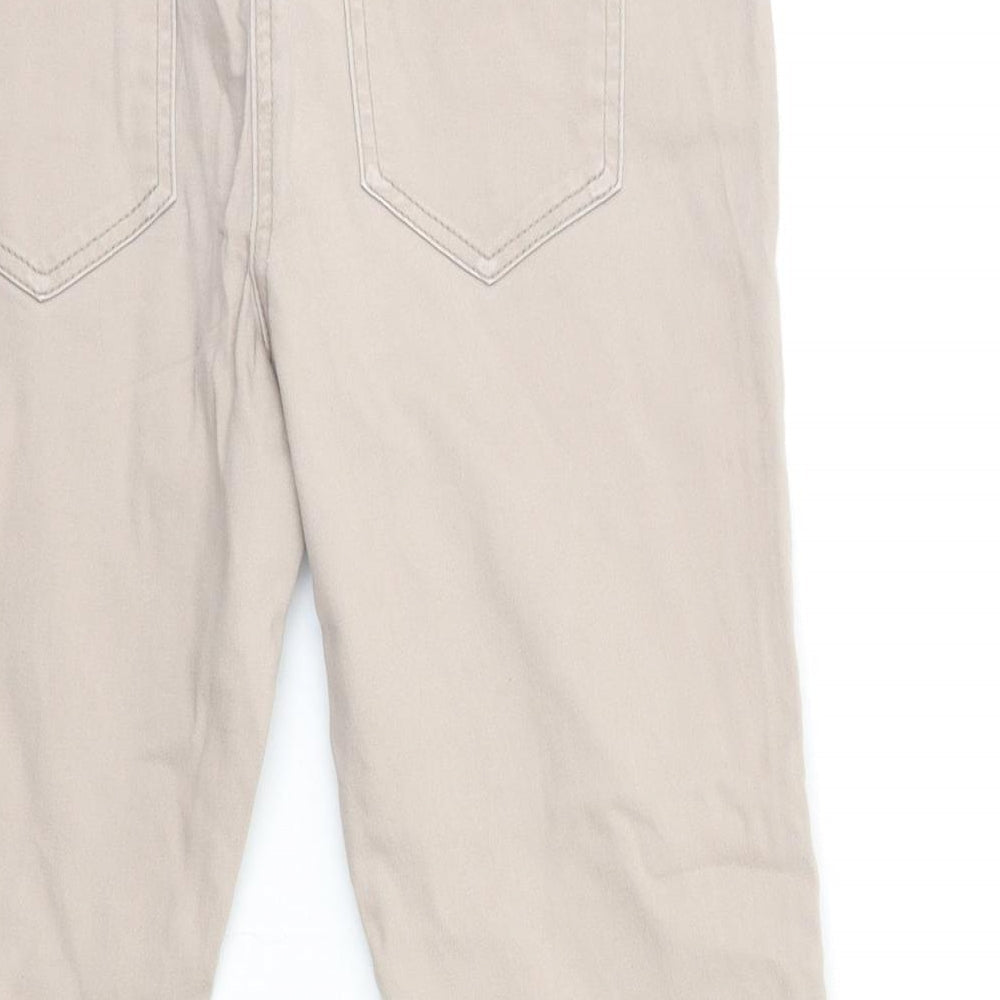 George Womens Brown  Denim Straight Jeans Size 10 L21 in