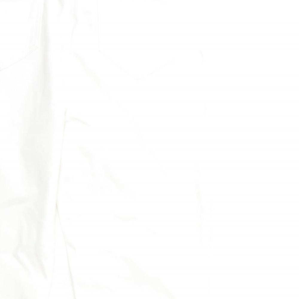 Soon Womens White  Denim Cropped Jeans Size 10 L23 in