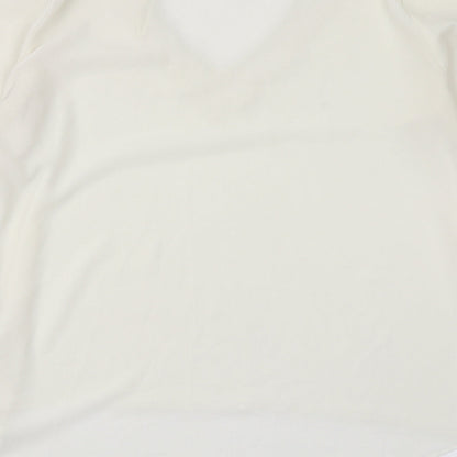Womens UK Size 12 Atmosphere Ivory Basic Blouse