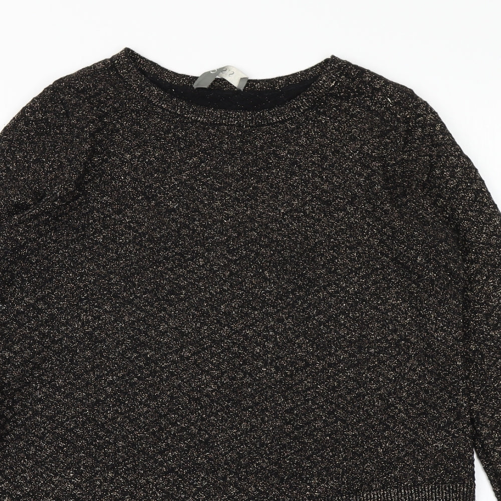 Womens UK Size S Oasis Black Pullover Jumper