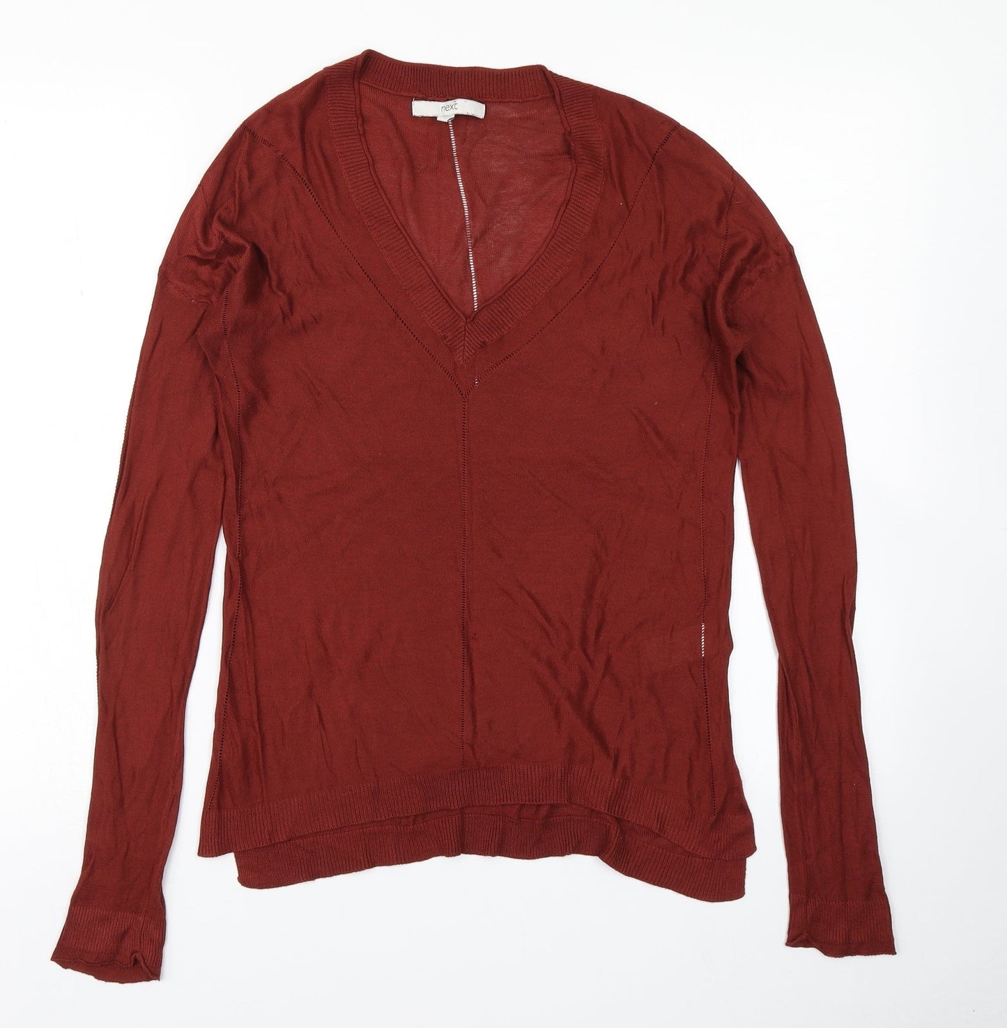 Womens UK Size 10 NEXT Brown Pullover Jumper