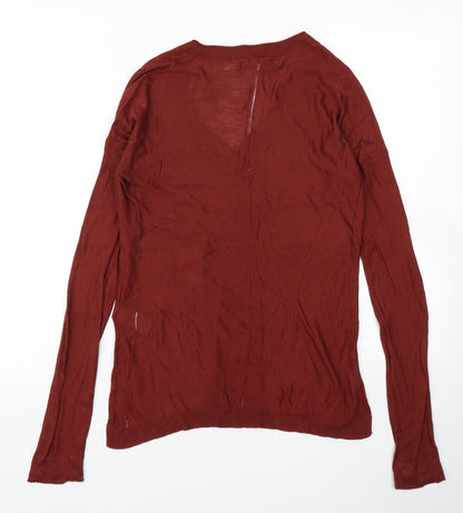 Womens UK Size 10 NEXT Brown Pullover Jumper