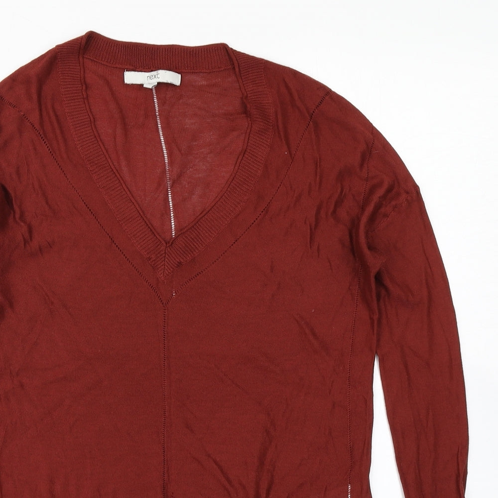 Womens UK Size 10 NEXT Brown Pullover Jumper